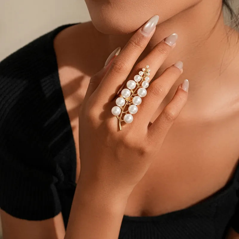 Retro Baroque Style Flower Alloy Women's Open Rings